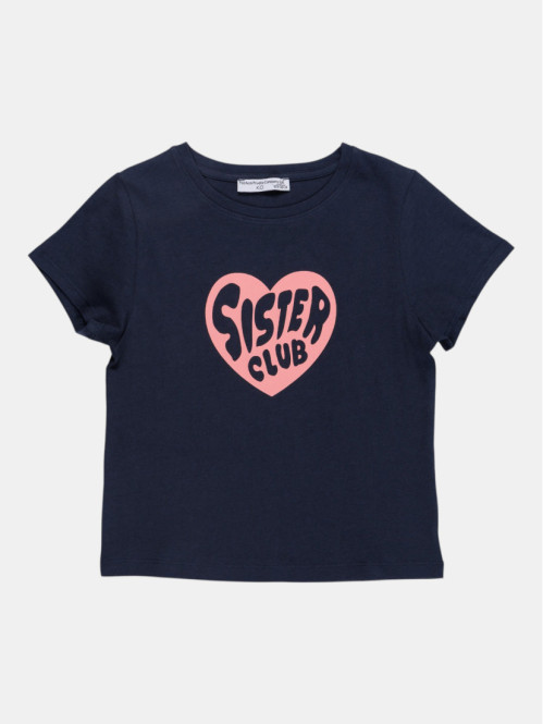 T-shirt sister club fille...