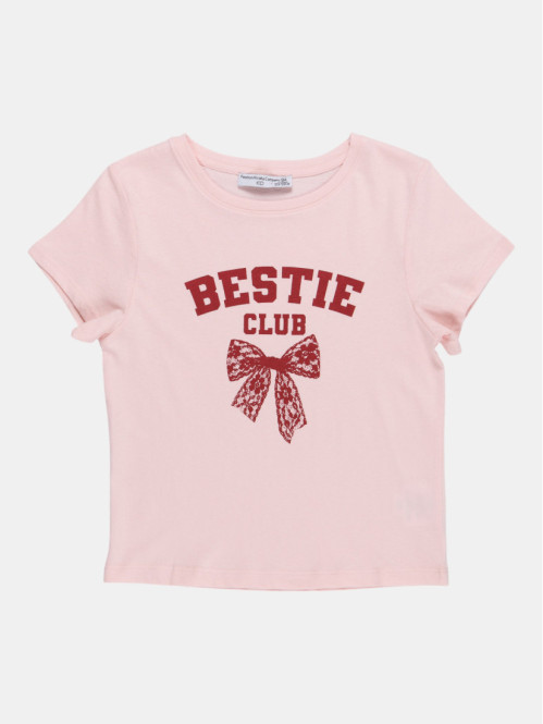 Tee-shirt bestie club fille...