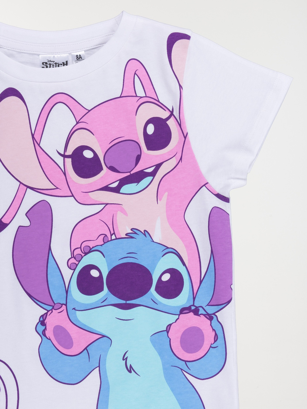 T-shirt Angel et Stitch fille (4-12A)
