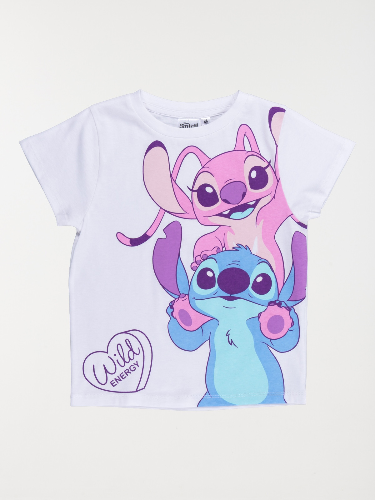 T-shirt Angel et Stitch fille (4-12A)