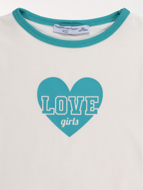 Tee-shirt love girls fille...