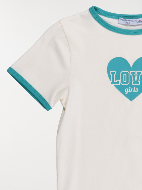 Tee-shirt love girls fille...