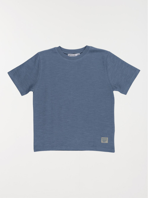 T-shirt col rond garçon...