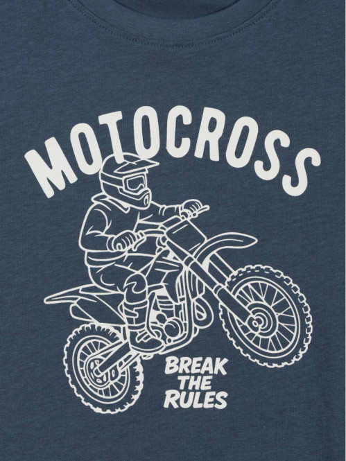 T-shirt motocross garçon...