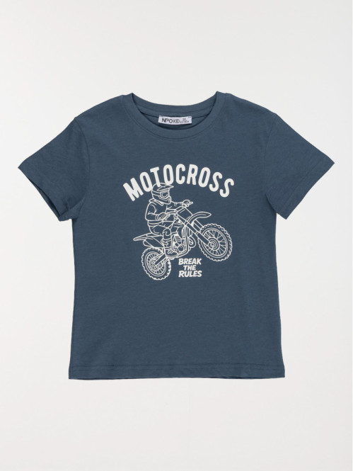 T-shirt motocross garçon...