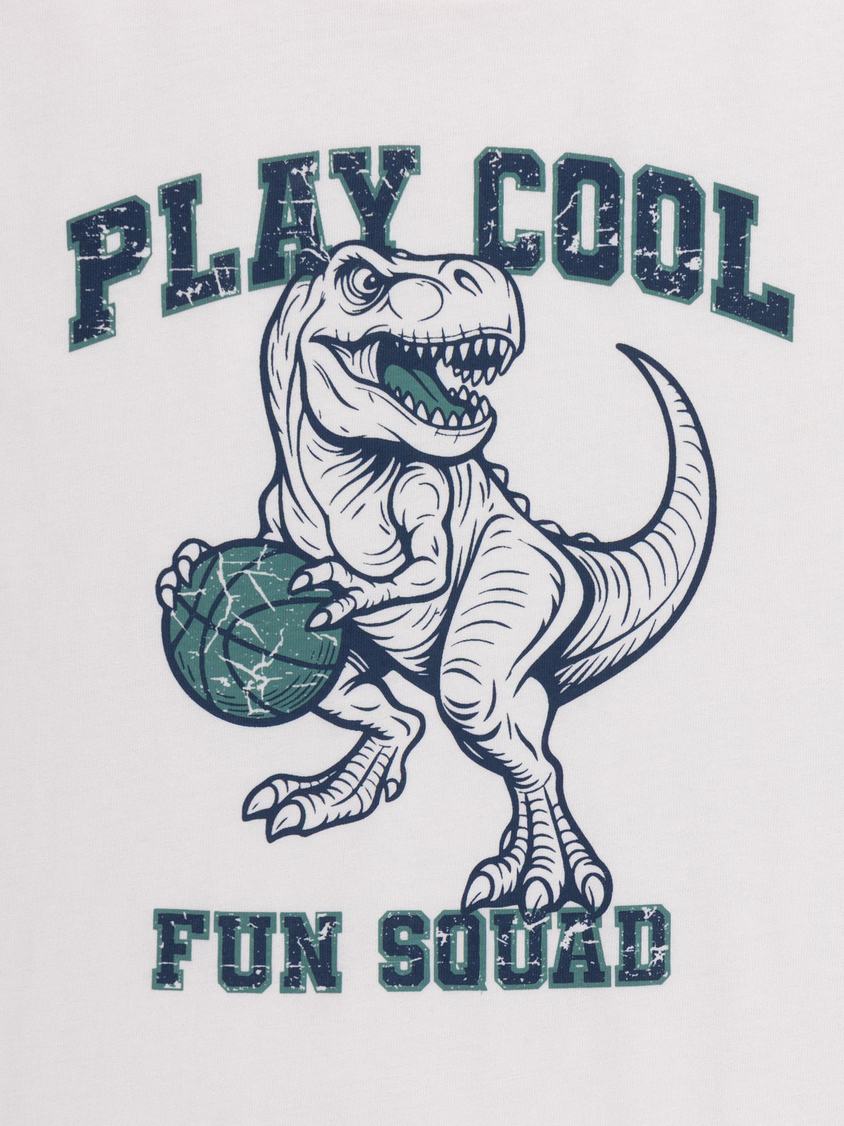 T-shirt T-rex basket garçon (3-12A)