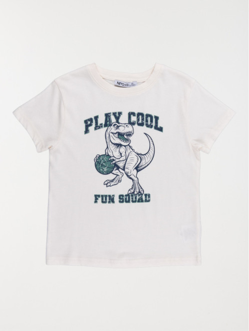 T-shirt T-rex basket garçon...