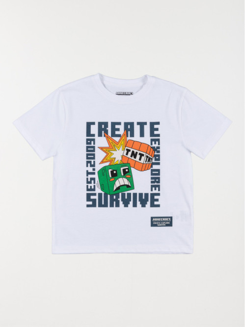 T-shirt MINECRAFT garçon...