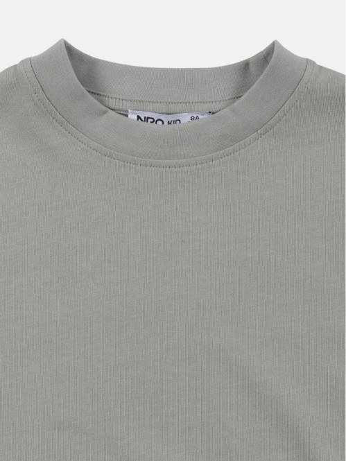 T-shirt uni vert froid...