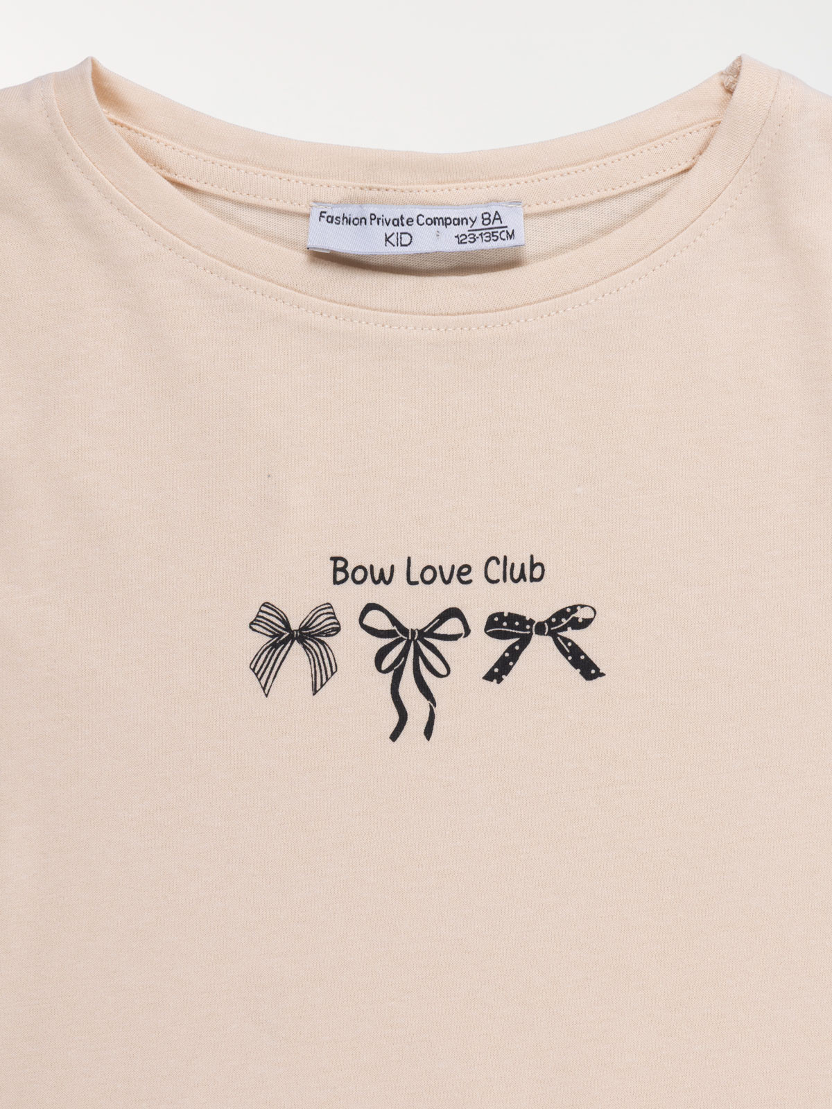 T-shirt bow love club fille (3-12A)