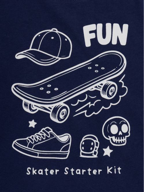 T-shirt skateboard garçon...