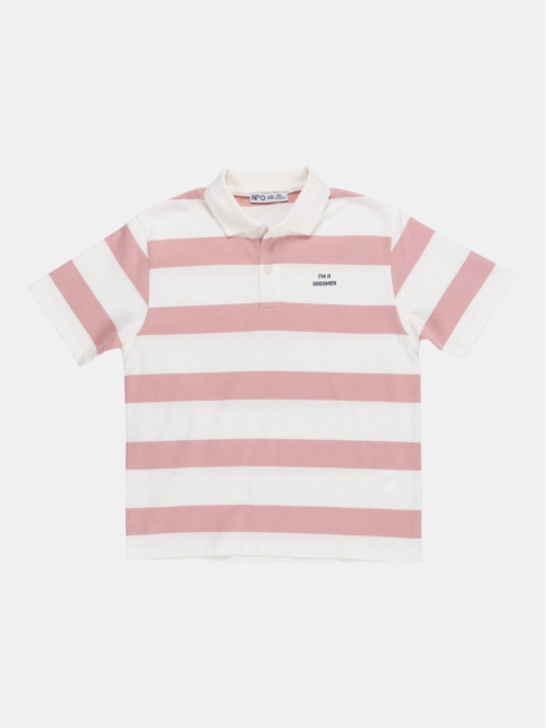 Polo rayures rose vintage...