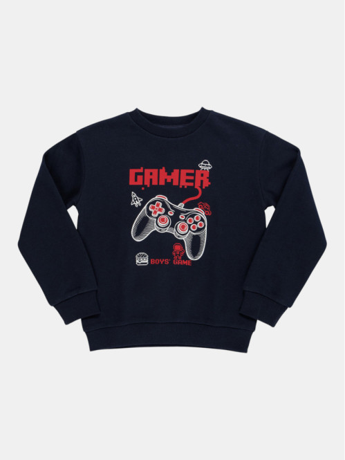 Sweat motif gamer garçon (3-12A) Sweat motif gamer garçon (3-12A)