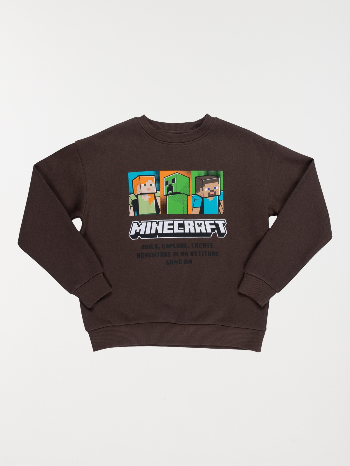 Sweat col rond Minecraft garçon (6-12A) Sweat col rond Minecraft garçon (6-12A)