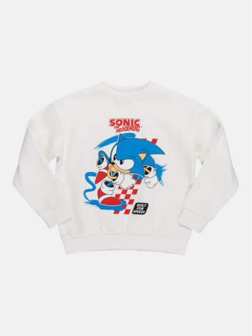 Sweat imprimé Sonic garçon...