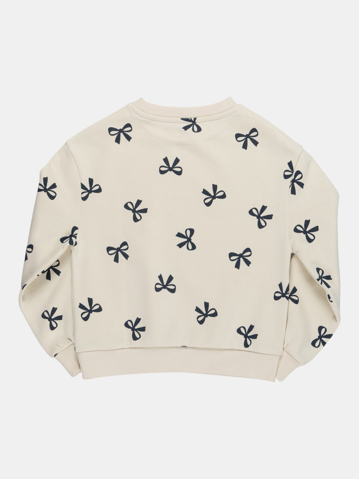 Sweat imprimé noeuds fille (3-12A)