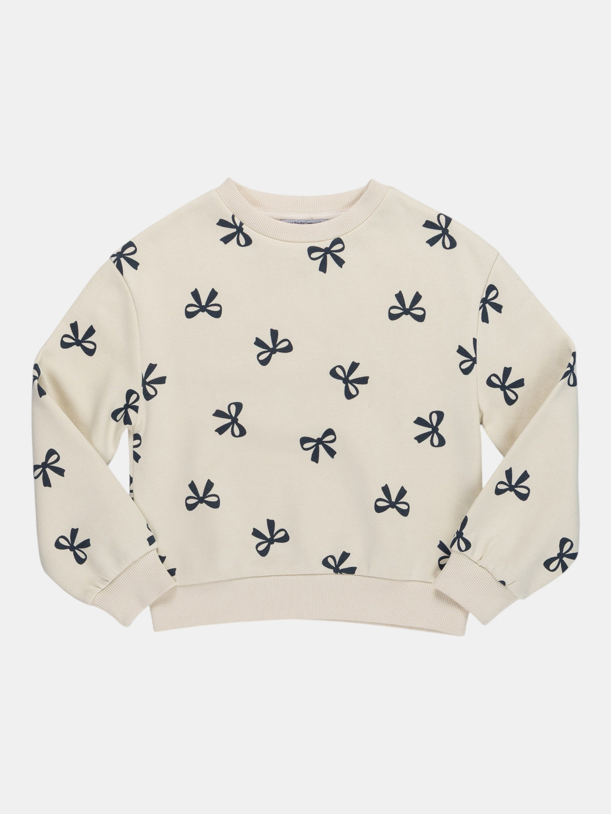 Sweat imprimé noeuds fille (3-12A)