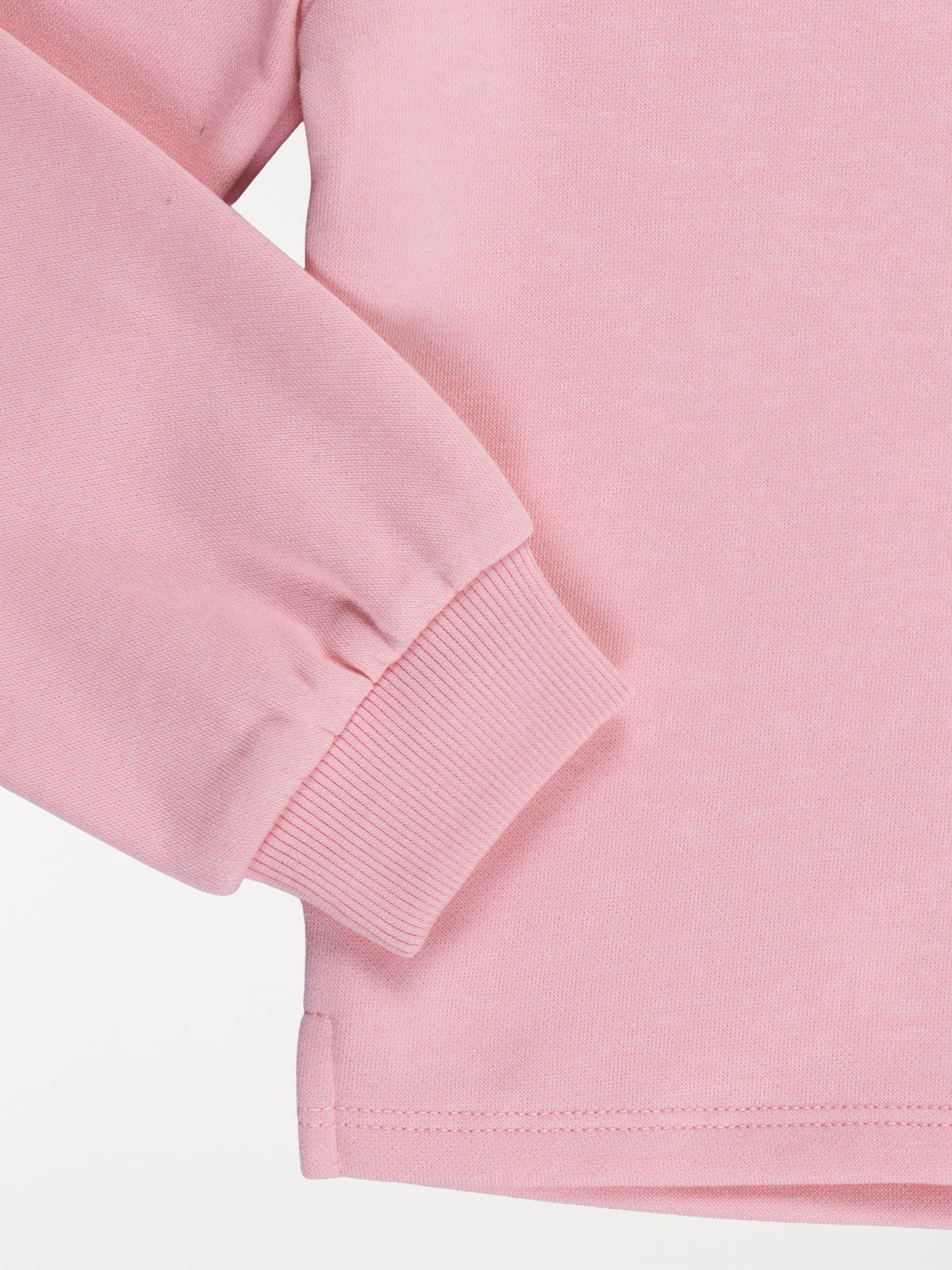 Sweat col polo love girl fille (3-12A)