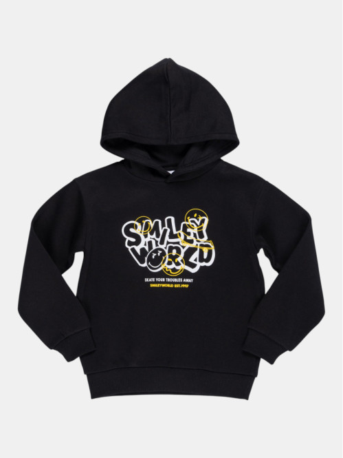 Sweat smiley garçon noir...