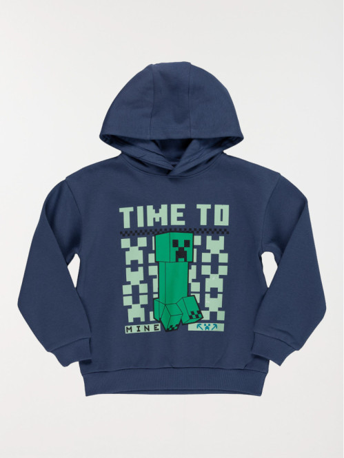 Sweat à capuche Minecraft...