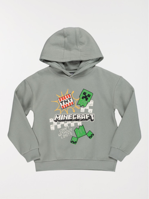 Sweat à capuche Minecraft...