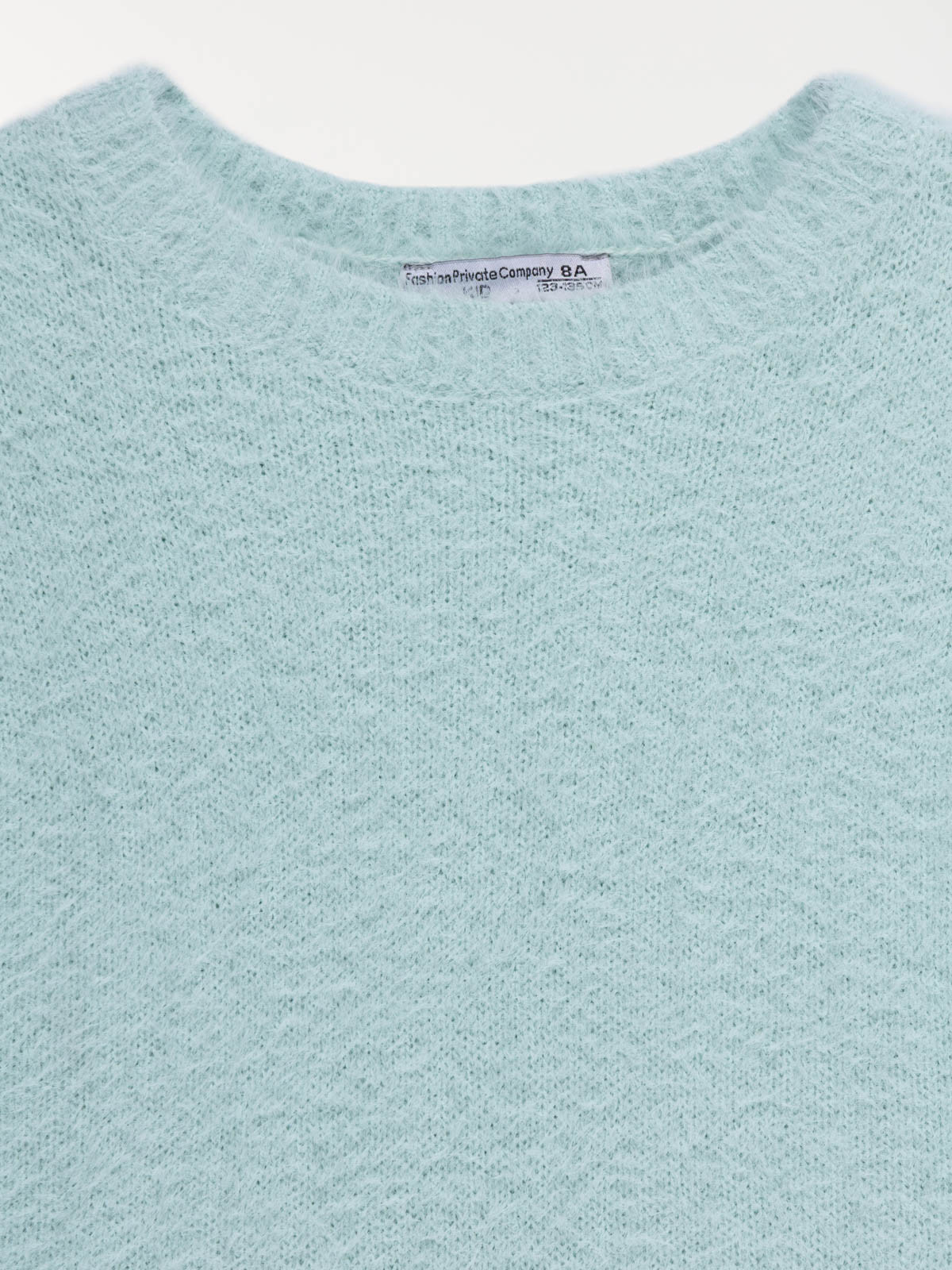 Pull doux vert d'eau fille (3-12A)