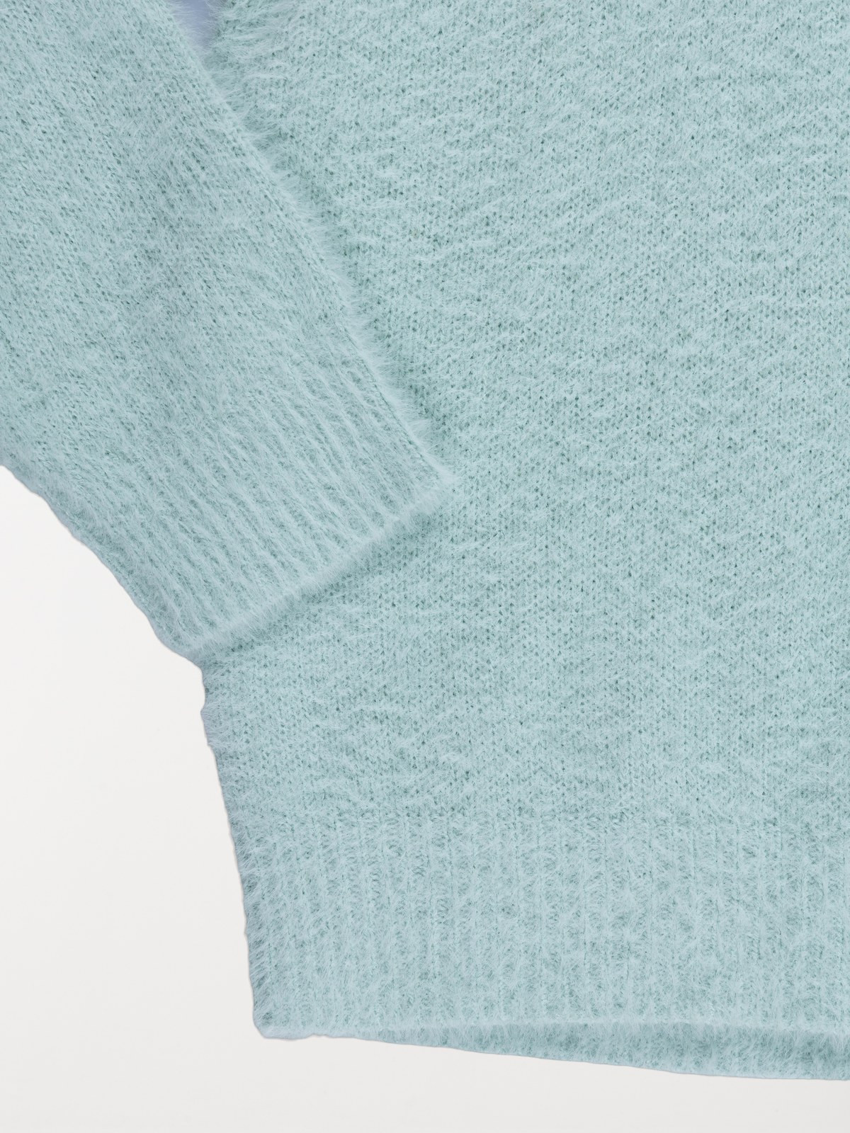 Pull doux vert d'eau fille (3-12A)