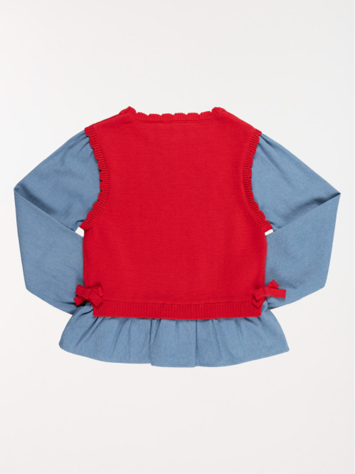 Pull 2 en 1 fille (3-12A)