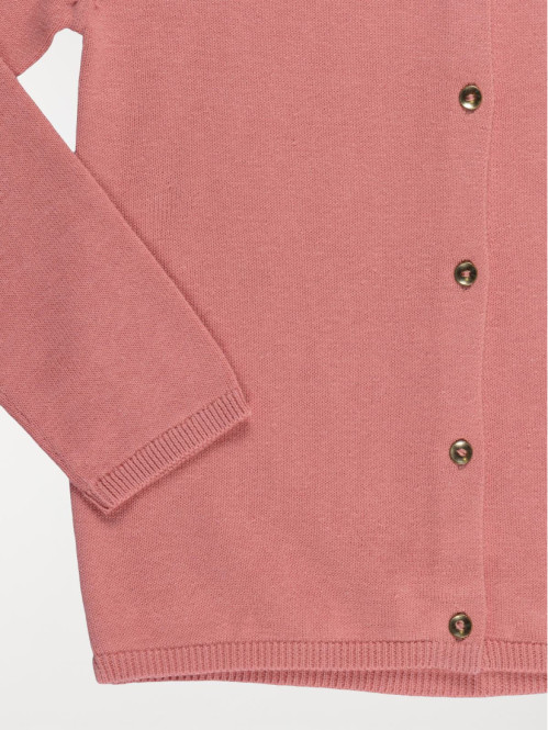 Gilet basique hortensia fille (3-12A)