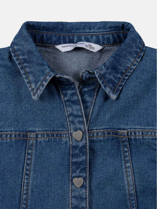 Robe en jean denim stone...