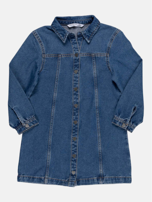 Robe en jean denim stone...