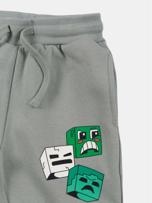 Jogging Minecraft garçon...