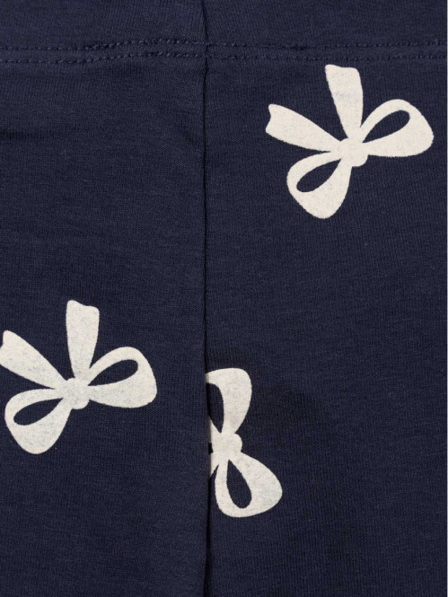 Jegging marine motif noeud fille (3-12A) Jegging marine motif noeud fille (3-12A)