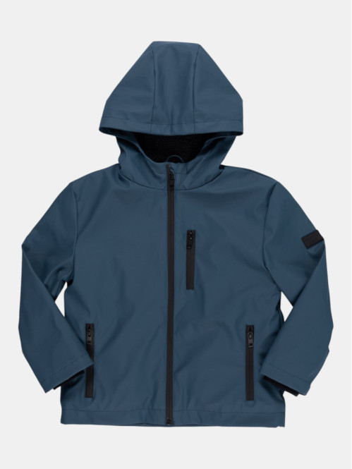 Blouson à capuche ardoise...