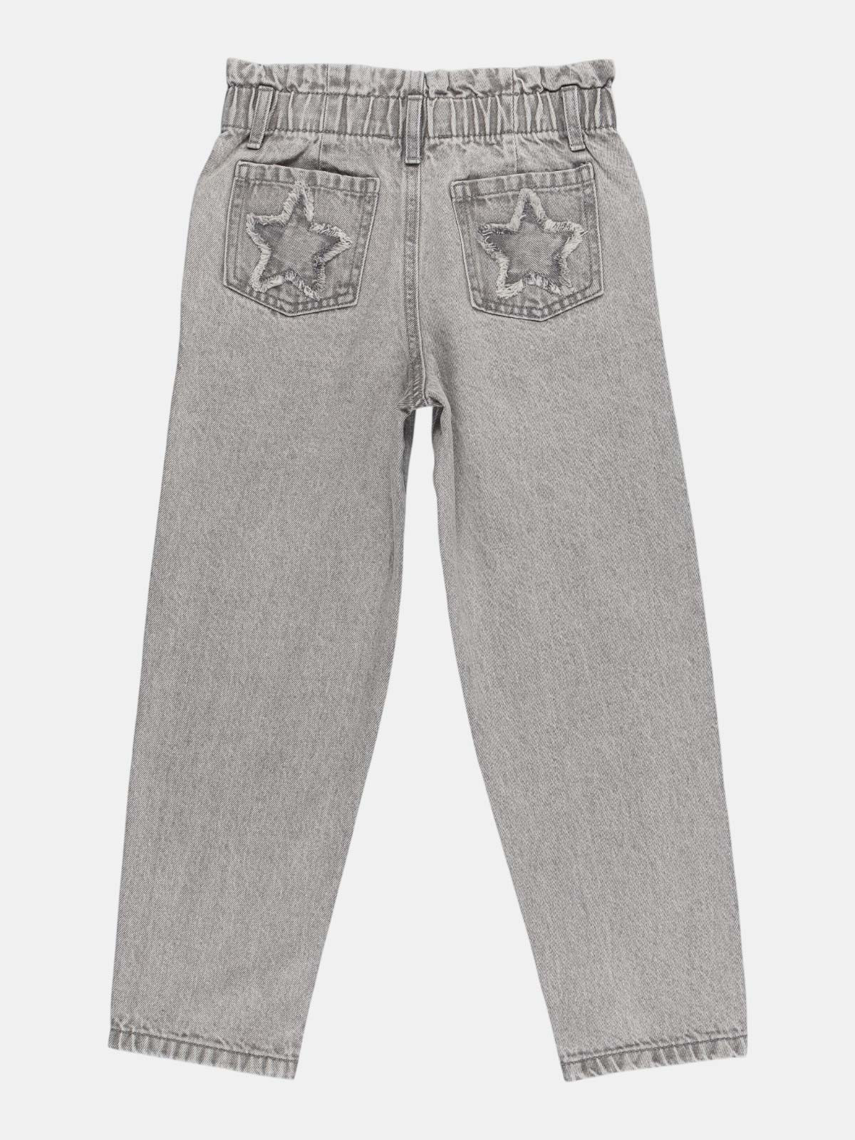 Jean MOM denim gris fille (6-12A) Jean MOM denim gris fille (6-12A)
