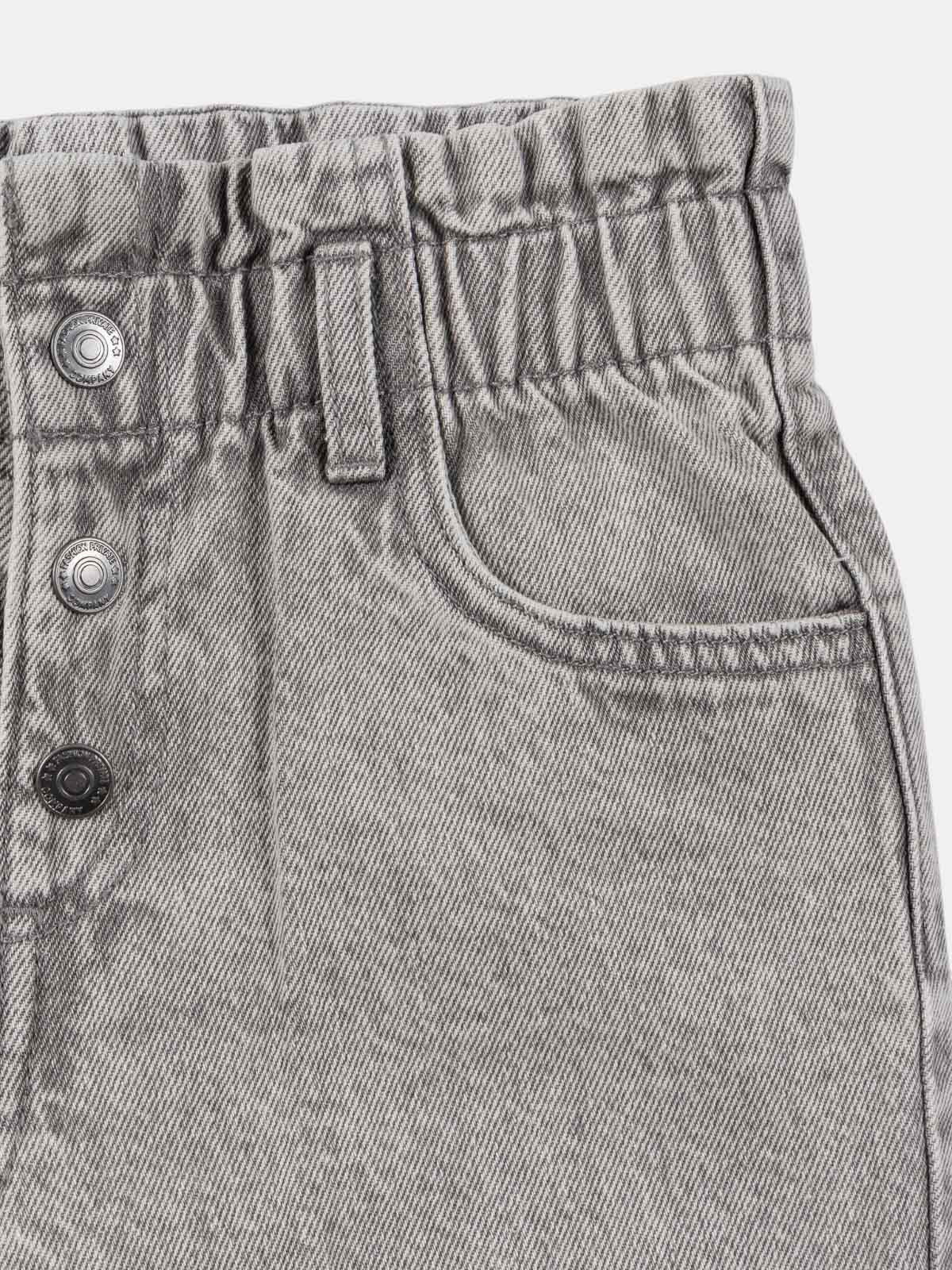 Jean MOM denim gris fille (6-12A) Jean MOM denim gris fille (6-12A)