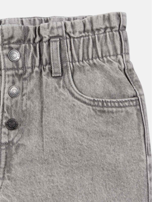 Jean MOM denim gris fille...