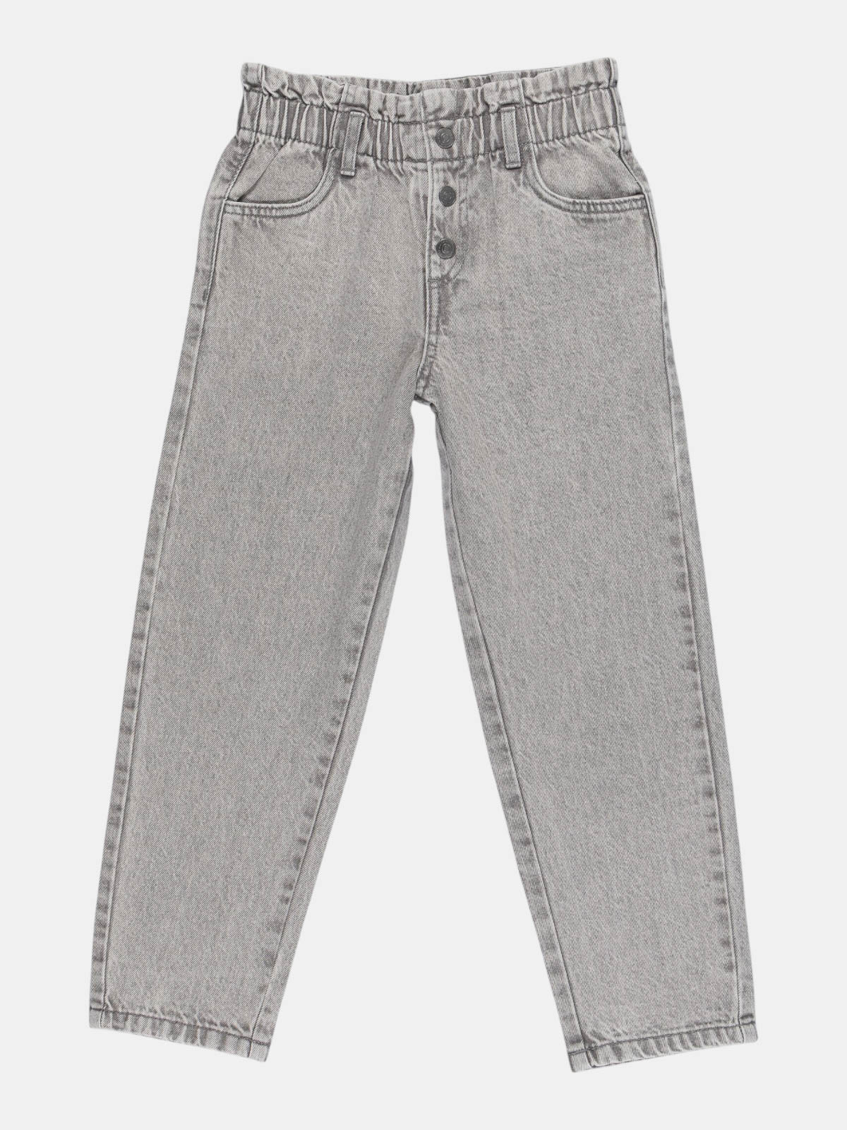 Jean MOM denim gris fille (6-12A) Jean MOM denim gris fille (6-12A)