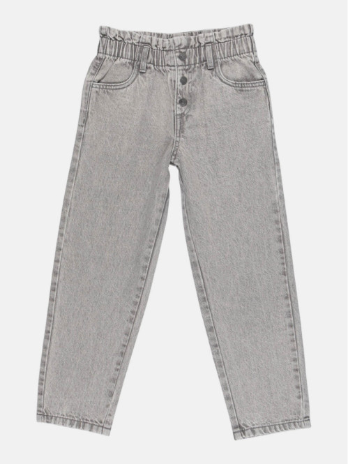 Jean MOM denim gris fille...