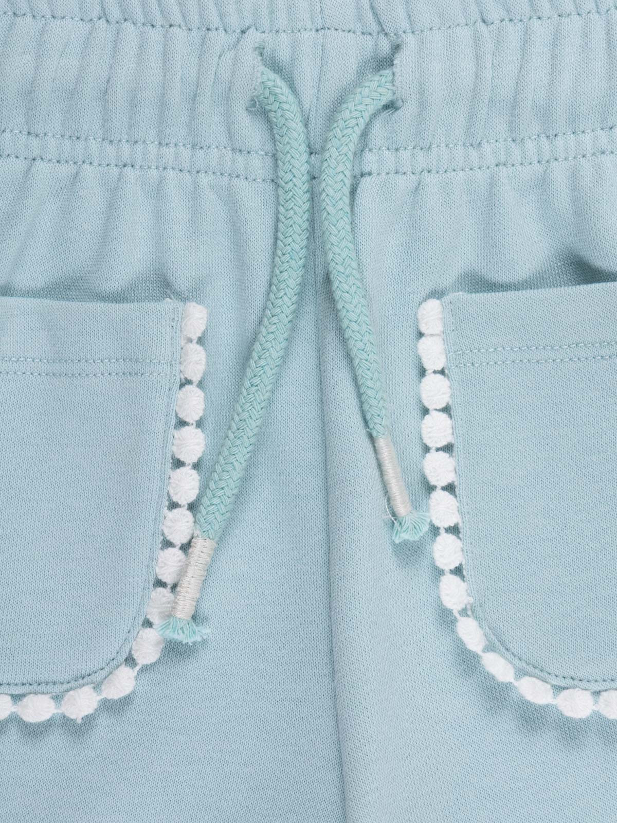 Short poches vert d'eau fille (3-12A)