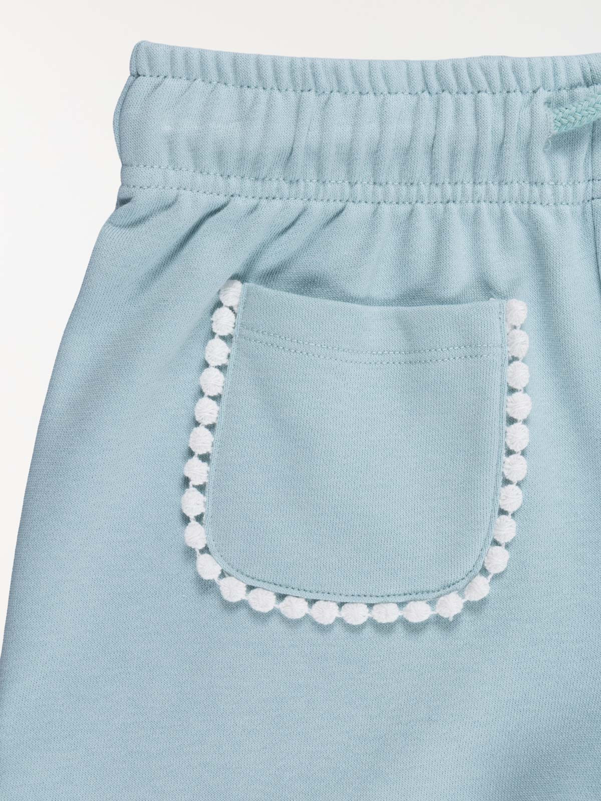 Short poches vert d'eau fille (3-12A)