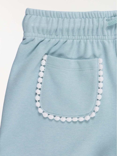 Short poches vert d'eau...