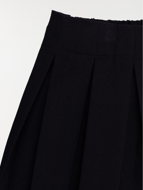 Short plissé noir fille...