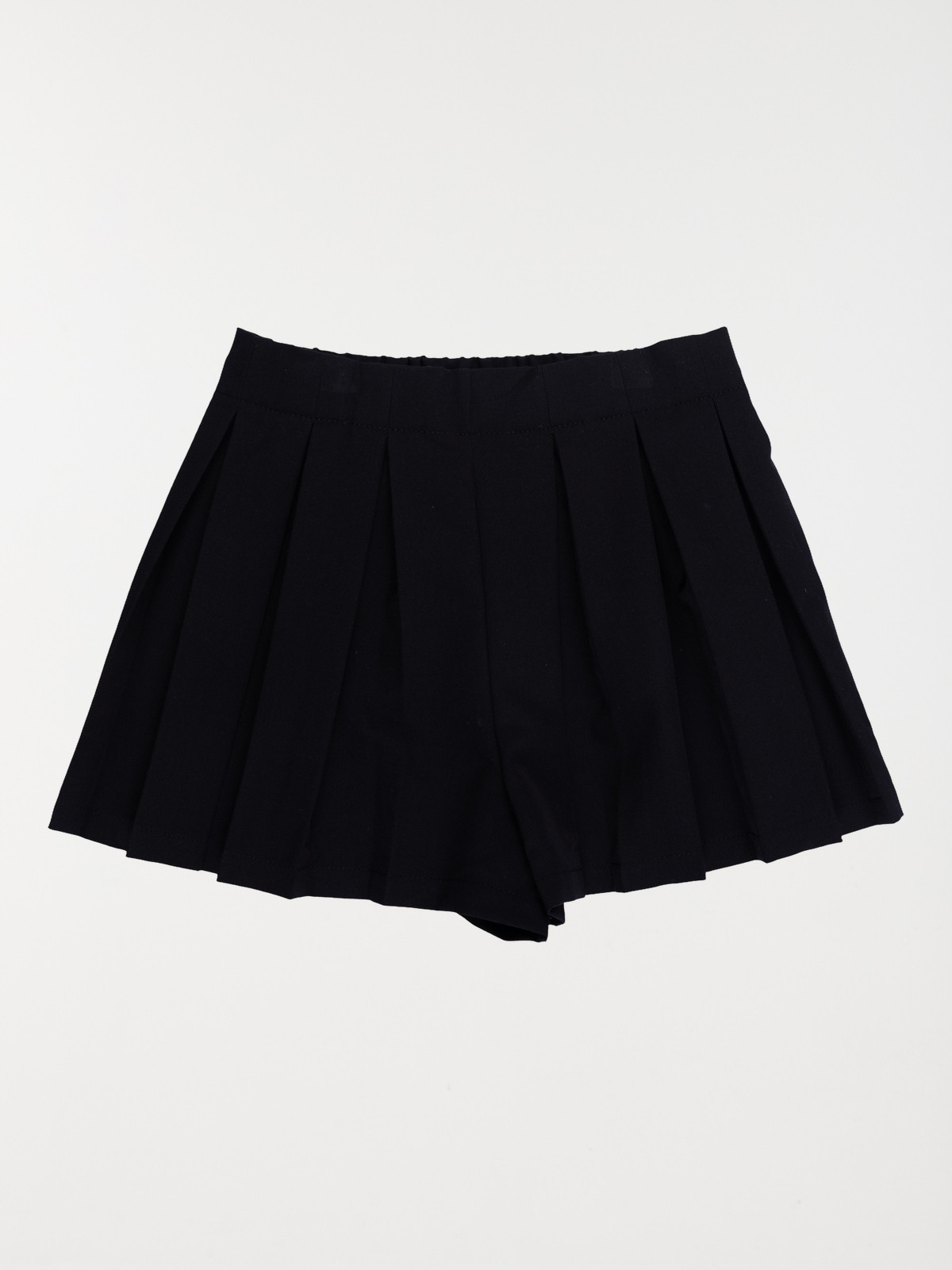 Short plissé noir fille (6-12A)
