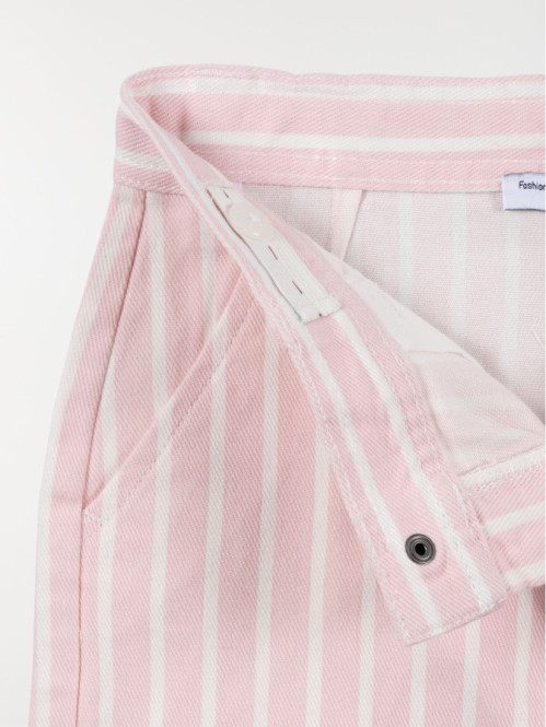 Pantalon rayée large fille...