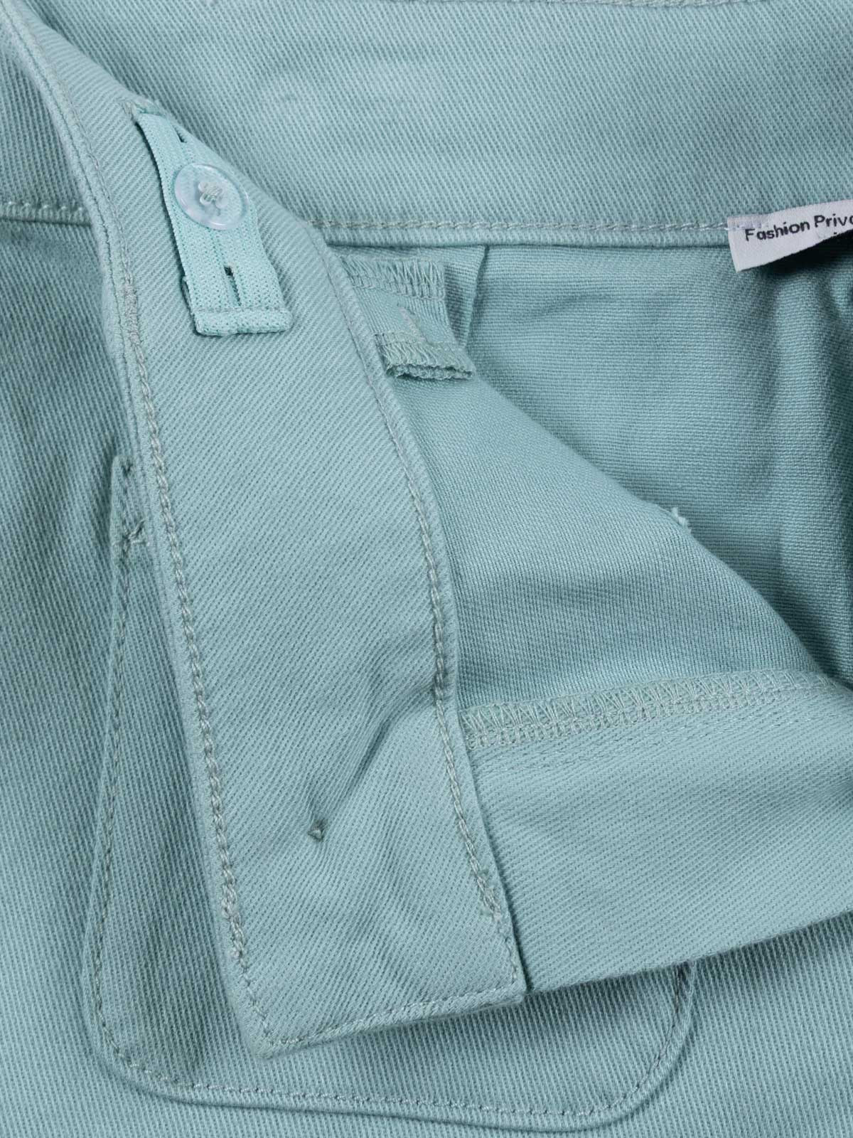 Pantalon large menthol fille (3-12A)