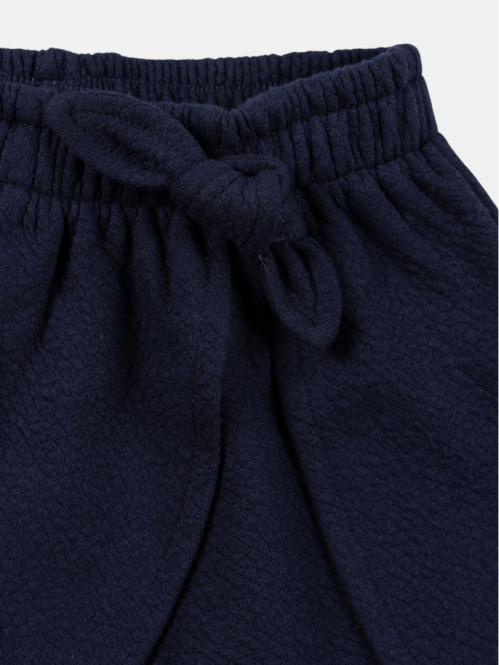 Jupe-short texturée noeud...