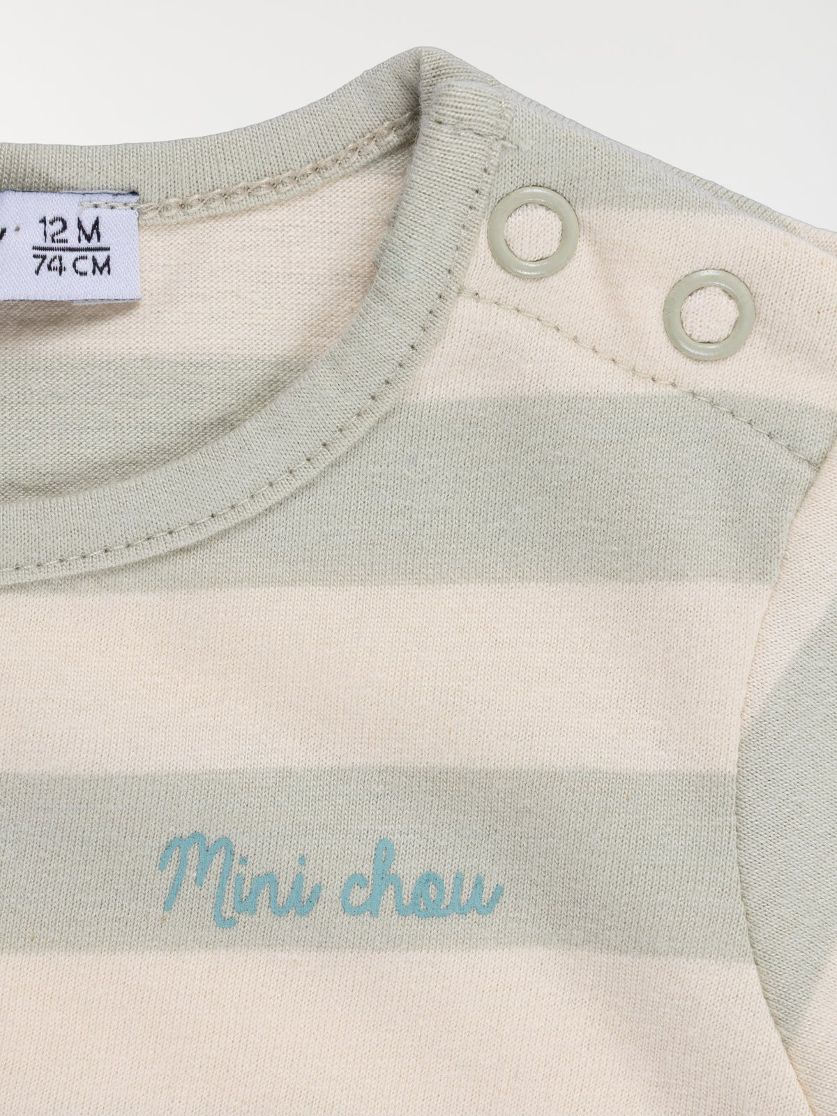 T-shirt rayures mini chou garçon (3-36M)