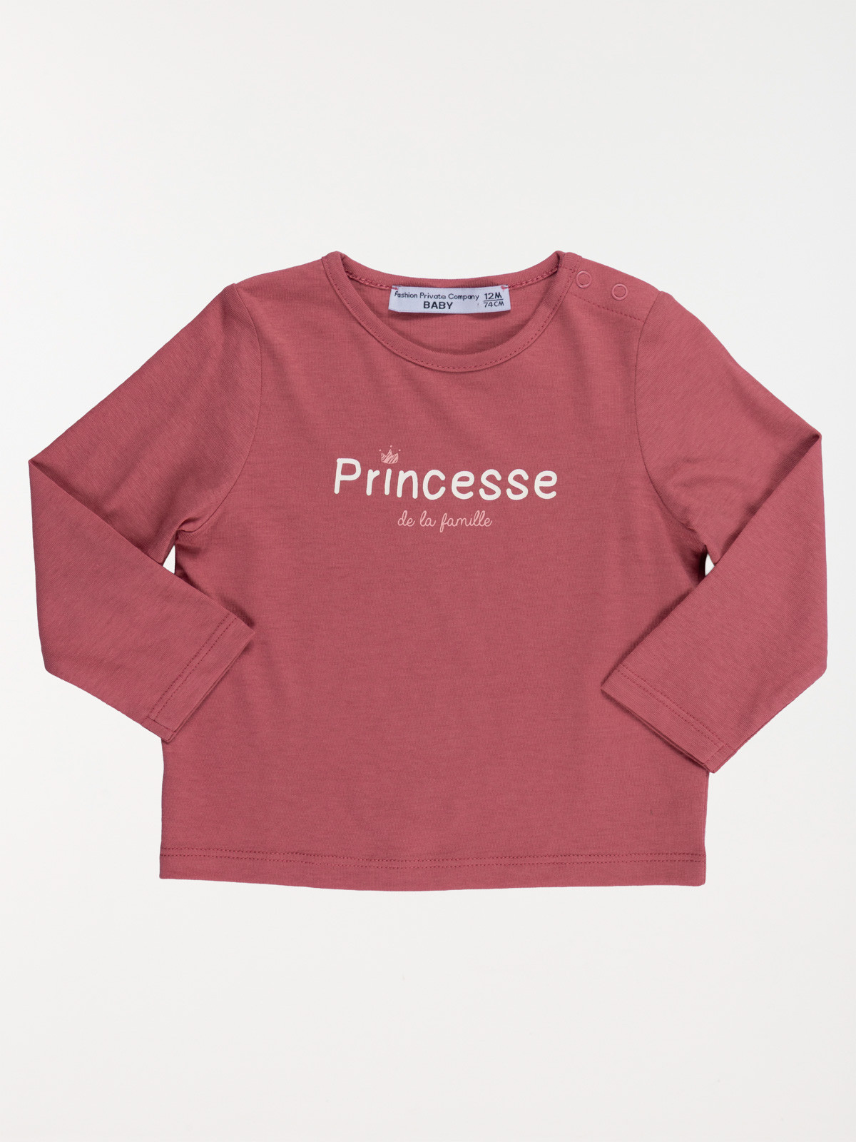 T-shirt princesse fille (3-36M) T-shirt princesse fille (3-36M)