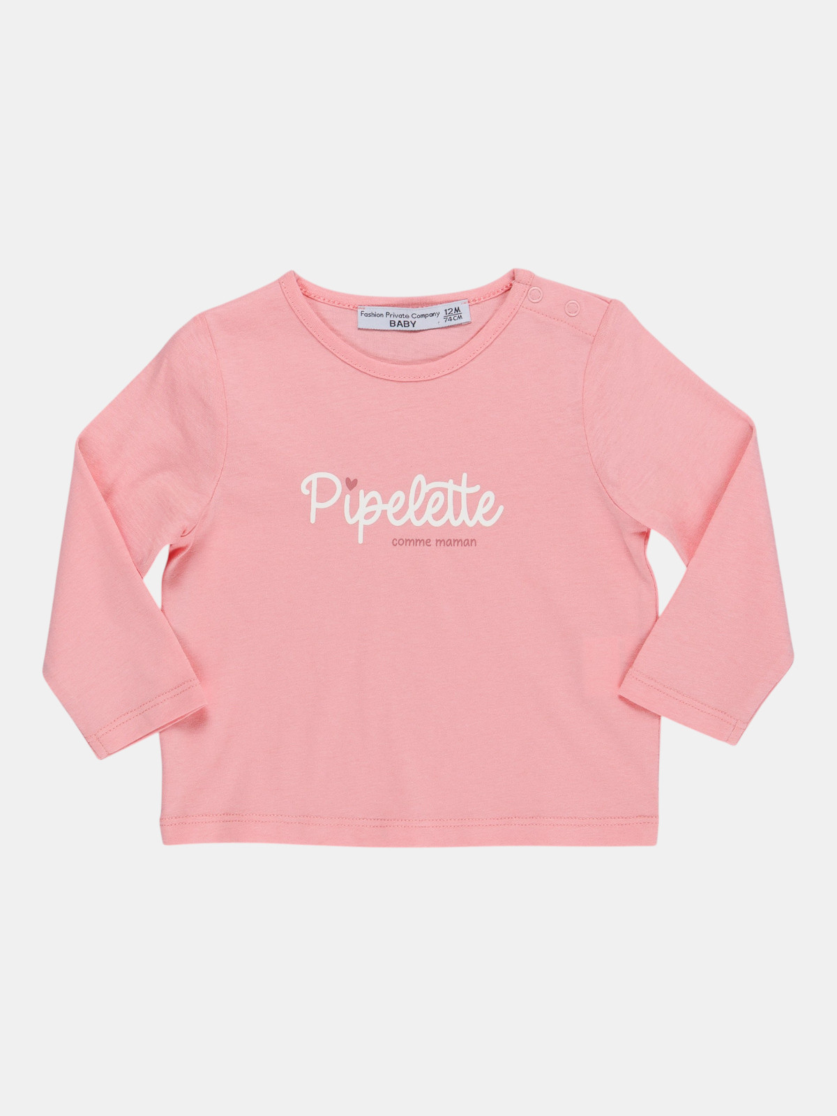 T-shirt pipelette fille (3-36M)
